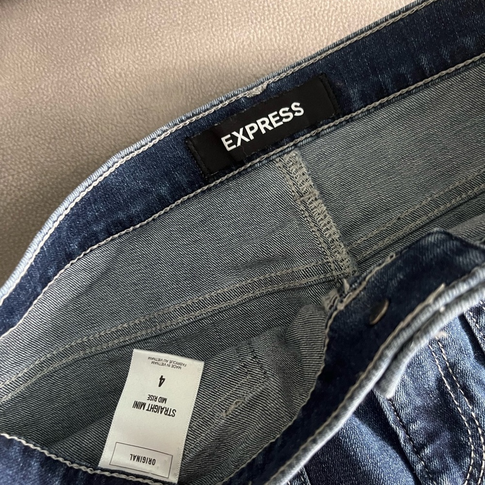 Express straight mini mid rise No. 4